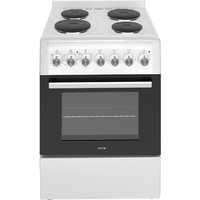 HYE C01FS60E17W 60X60 Free Standing Electric Cooker - White