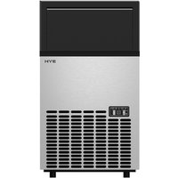HYE Large Commercial Ice Machine, 45kg/24hrs - Stainless Steel - IM45KB27