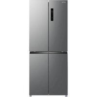 HYE 394L Cross Door American Fridge Freezer - No Frost - Silver - RF01AMCD394S07