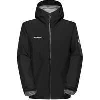 Mammut - Crater Light Hardshell Hooded Jacket - Regenjacke Gr L schwarz