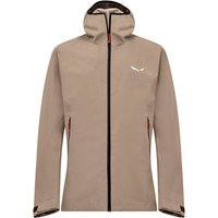 Salewa - Puez GTX 3L Epe Jacket - Regenjacke Gr 46 beige/braun