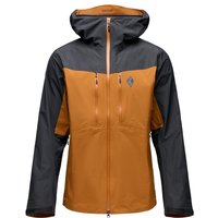 Black Diamond - Mission Alpine Shell - Regenjacke Gr M braun