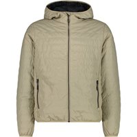 CMP - Padded Jacket Fix Hood - Kunstfaserjacke Gr 56 beige/oliv