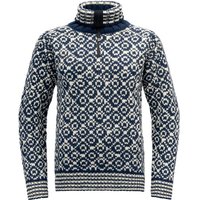 Devold - Svalbard Sweater Zip-Neck - Wollpullover Gr M grau