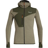 Salewa - Puez 2 Dry L/S Hood Full-Zip Tee - Fleecejacke Gr XXL oliv