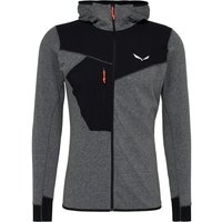 Salewa - Puez 2 Dry L/S Hood Full-Zip Tee - Fleecejacke Gr S grau