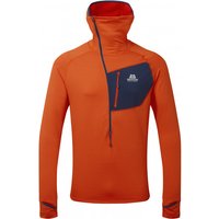 Mountain Equipment - Eclipse Hooded Zip T - Fleecepullover Gr XXL rot