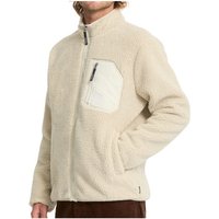 Volcom - Muzzer Fuzzar Zip - Fleecejacke Gr M beige