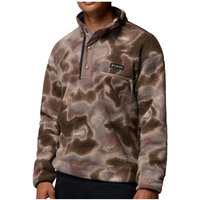Columbia - Helvetia II Printed Half Snap Fleece - Fleecepullover Gr XL braun