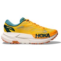 HOKA Mafate Bleu Jaune HOKA - Mafate X - Chaussures de trail taille 42, multicolore