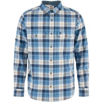 Fjällräven - Singi Heavy Flannel Shirt - Hemd Gr L grau/blau