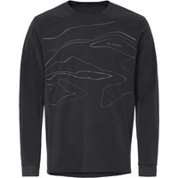 Vaude - Moab L/S Pro Shirt - Radtrikot Gr XL schwarz/grau