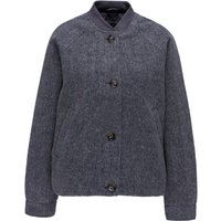 Mazine - Women's Vegan Wool Bomber - Freizeitjacke Gr L blau/grau