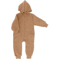 Engel - Baby-Overall mit Kapuze und Reißverschluss - Overall Gr 74/80 beige