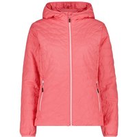 CMP - Women's Padded Jacket Fix Hood - Kunstfaserjacke Gr 46 rosa/rot