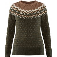 Fjällräven - Women's Övik Knit Sweater - Wollpullover Gr L oliv