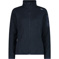 CMP - Women's Jacket Jacquard Knitted - Fleecejacke Gr 36 blau