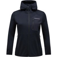 Peak Performance - Women's Utility Light Zip Hood - Fleecejacke Gr XS schwarz