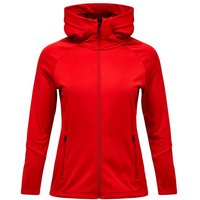 Peak Performance - Women's Rider Essentials Zip Hood - Fleecejacke Gr L rot