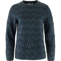 Fjällräven - Women's Snow Round Neck Sweater - Wollpullover Gr XS blau