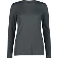 CMP - Women's T-Shirt 36N1926 - Merinolongsleeve Gr 46 grau