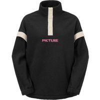 Picture - Women's Velora 1/4 Fleece - Fleecepullover Gr L schwarz