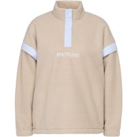 Picture - Women's Velora 1/4 Fleece - Fleecepullover Gr L beige