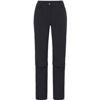 Vaude - Women's Farley Stretch Zip Off Capri Pants - Trekkinghose Gr 34 - Regular schwarz