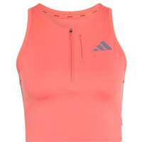 adidas - Women's Adizero Running Gel Pocket Crop Top - Sport-BH Gr XL rot
