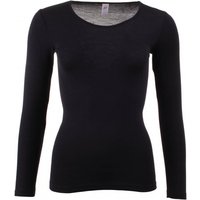 Engel - Women's Unterhemd L/S - Merinounterwäsche Gr 46/48 schwarz