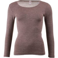 Engel - Women's Unterhemd L/S - Merinounterwäsche Gr 42/44 braun