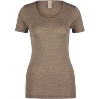 Engel - Women's Unterhemd S/S - Merinounterwäsche Gr 34/36 braun