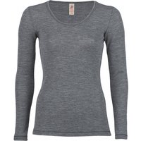 Engel - Damen-Shirt L/S - Alltagsunterwäsche Gr 46/48 grau