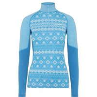 Kari Traa - Women's Malia Half Zip - Merinounterwäsche Gr XL blau