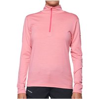 Devold - Women's Breeze Plus Merino 200 Zip Neck - Merinounterwäsche Gr XS rosa