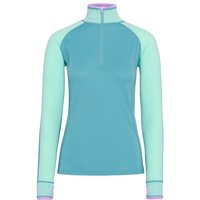 Kari Traa - Women's Mila Half Zip - Merinounterwäsche Gr XL türkis