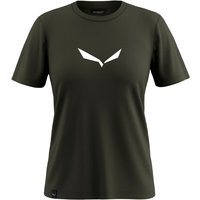 Salewa - Women's Solid Dri-Release S/S Tee - T-Shirt Gr 44 oliv/schwarz
