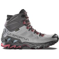 La Sportiva Ultra Raptor II Mid Leather Gore-Tex Femme Gris La Sportiva - Women's Ultra Raptor II Mid Leather GTX - Chaussures de randonnée taille 37, gris