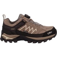 CMP - Women's Rigel Low Fitgo Trekking Shoes WP 3Q13586 - Multisportschuhe Gr 37 schwarz/braun