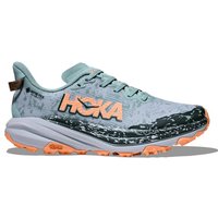 HOKA Speedgoat 6 GTX Femme Gris HOKA - Women's Speedgoat 6 GTX - Chaussures de trail taille 37 1/3 - Regular, gris