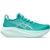 ASICS GEL-Nimbus 27 Femme Vert Asics - Women's Gel-Nimbus 27 - Chaussures de running taille 42, turquoise