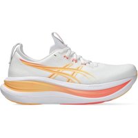 Asics - Women's Gel-Nimbus 28 - Runningschuhe Gr 43,5 weiß/orange
