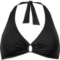 Lidea - Women's The Core Bikini Top Neck Halter - Bikini-Top Gr 36 - Cup: A schwarz