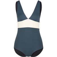 MYMARINI - Women's Plungesuit - Badeanzug Gr L blau
