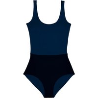 MYMARINI - Women's Plainbody - Badeanzug Gr M blau/schwarz