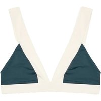 MYMARINI - Women's Top - Bikini-Top Gr M weiß/blau