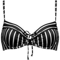 Lidea - Women's Line Up Underwire Bikini Top - Bikini-Top Gr 40 - Cup: E schwarz/grau