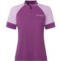 Vaude - Women's Altissimo Q-Zip Shirt - Radtrikot Gr 38 lila