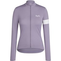 Rapha - Women's Core Thermal Long Sleeve Jersey - Radtrikot Gr S rosa/lila