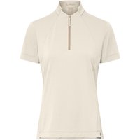 Vaude - Women's Adlux Half Zip Shirt - Radtrikot Gr 36 beige/weiß